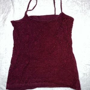 Aeropostale maroon tank top